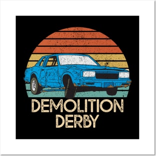 Vintage Demolition Derby Posters and Art